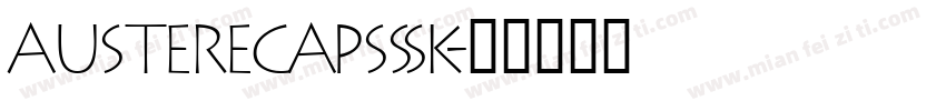 AustereCapsSSK字体转换