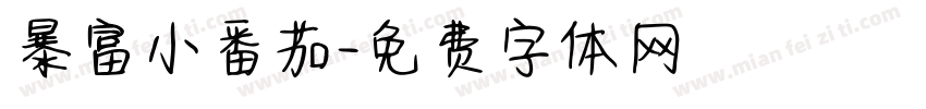 暴富小番茄字体转换