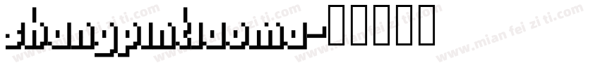 shangpintiaoma字体转换
