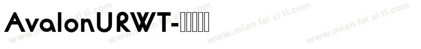 AvalonURWT字体转换