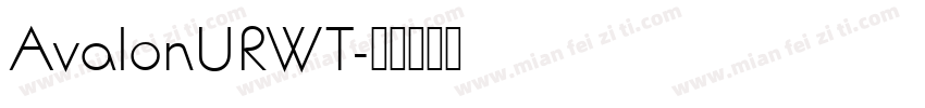 AvalonURWT字体转换