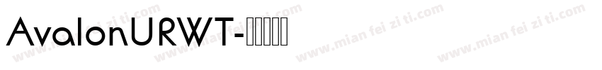 AvalonURWT字体转换