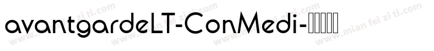 avantgardeLT-ConMedi字体转换