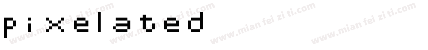 pixelated字体转换
