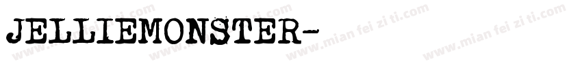 JELLIEMONSTER字体转换
