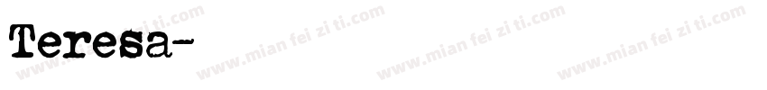 Teresa字体转换
