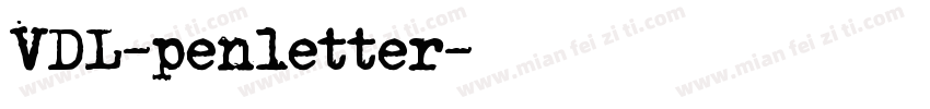 VDL-penletter字体转换