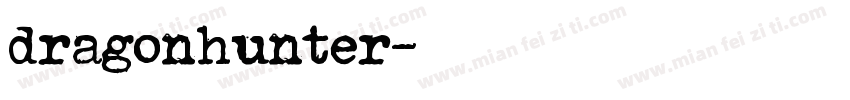 dragonhunter字体转换