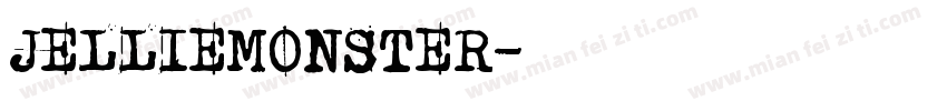 JELLIEMONSTER字体转换