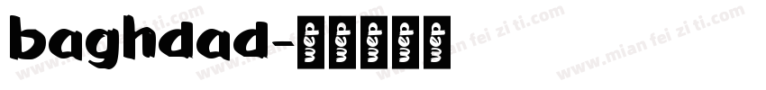 baghdad字体转换