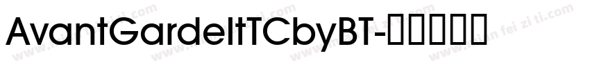 AvantGardeItTCbyBT字体转换