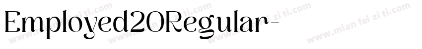 Employed20Regular字体转换