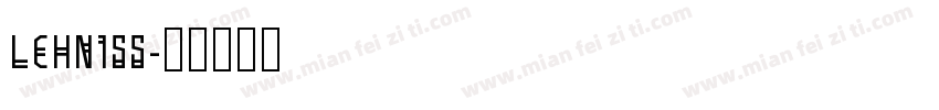 LEHN155字体转换