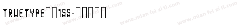 truetype字体155字体转换
