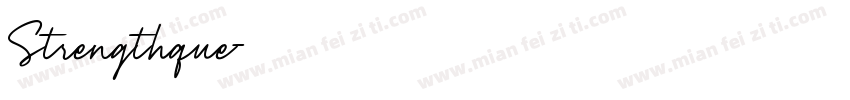 Strengthque字体转换