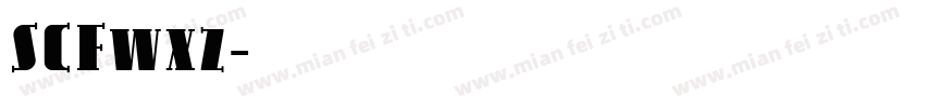 SCFwxz字体转换