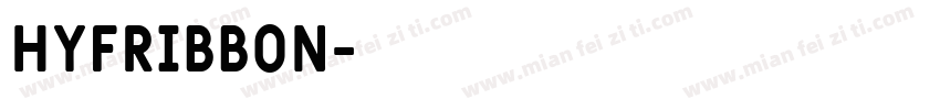 HyFRibbon字体转换