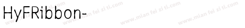 HyFRibbon字体转换