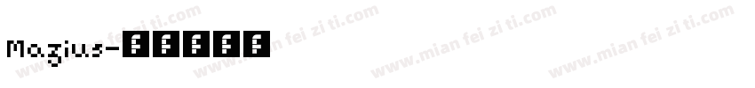 Mazius字体转换