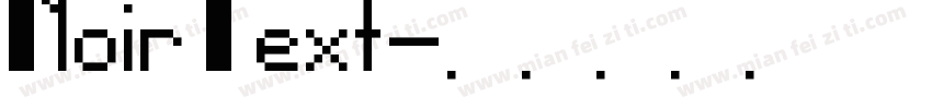 NoirText字体转换