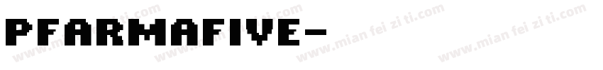 PFArmaFive字体转换