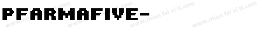 PFArmaFive字体转换