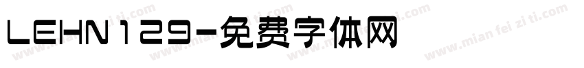 LEHN129字体转换