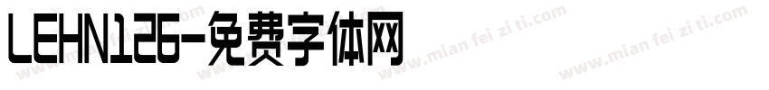 LEHN126字体转换