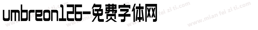 umbreon126字体转换