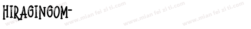 HiragingoM字体转换