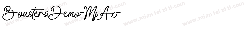 BoasterzDemo-MjAx字体转换
