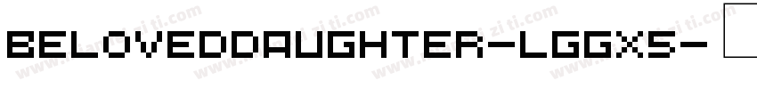BelovedDaughter-lggX5字体转换