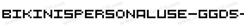BikinisPersonalUse-gGd5字体转换
