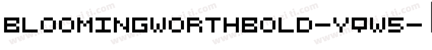 BloomingworthBold-yqW5字体转换