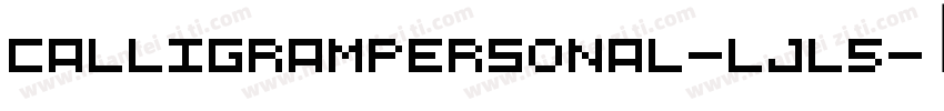 CalligramPersonal-Ljl5字体转换