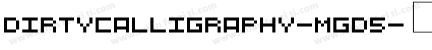 DirtyCalligraphy-mGD5字体转换