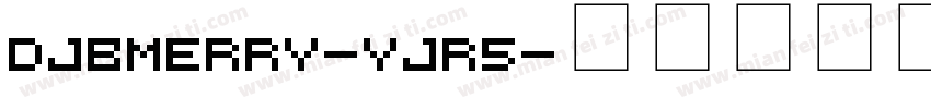 DjbMerry-yJR5字体转换