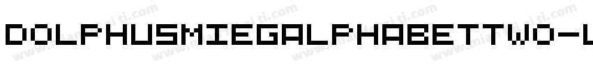 DolphusMiegAlphabetTwo-Lmv5字体转换