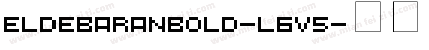 EldebaranBold-L6v5字体转换