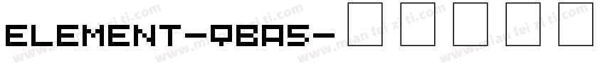 Element-qBA5字体转换