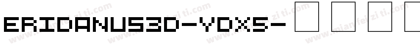 Eridanus3D-ydX5字体转换