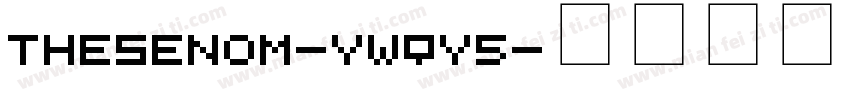 TheSenom-ywqY5字体转换
