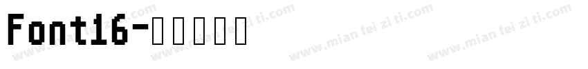 Font16字体转换