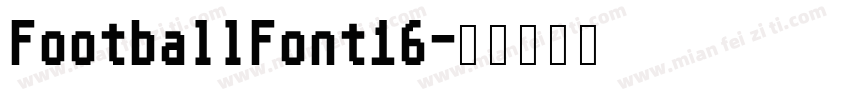 FootballFont16字体转换