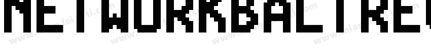 NetworkBaltRegular字体转换