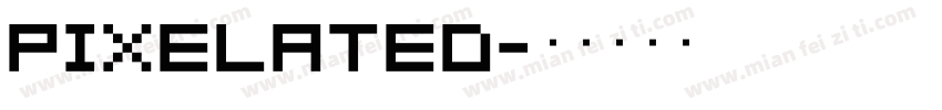 pixelated字体转换