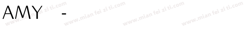 AMY字体字体转换