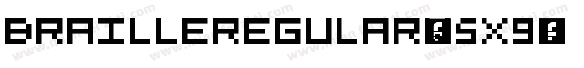 BrailleRegular-W5X9字体转换