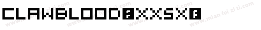 Clawblood-axx5x字体转换
