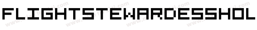 FlightStewardessHollow-2R5X字体转换